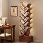 Libreria Rettangolare Creativa Contemporanea Eco-Friendly a 6/8/10/12 Ripiani per Casa e Ufficio