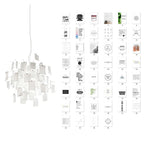 Lampadario di Carta