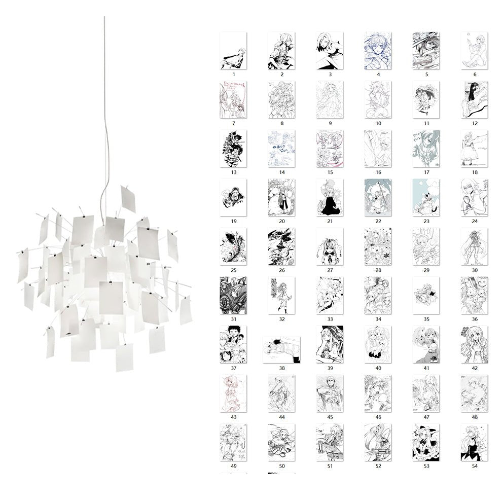 Lampadario di Carta
