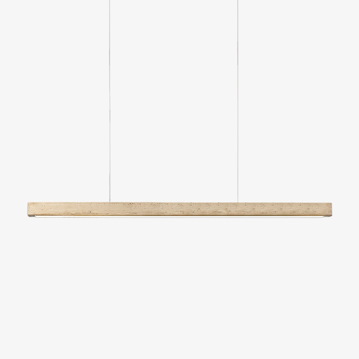 Lampada a Sospensione in Travertino Lineare