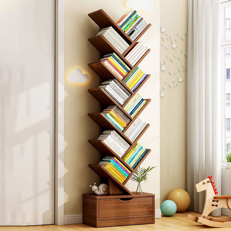 Libreria Rettangolare Creativa Contemporanea Eco-Friendly a 6/8/10/12 Ripiani per Casa e Ufficio