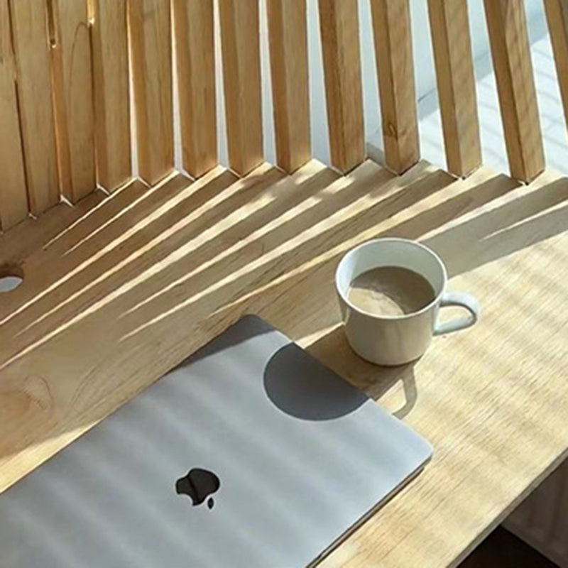 Scrivanie in Legno Massello a Semicerchio Creativo Contemporaneo 1-Piano per Ufficio Casa