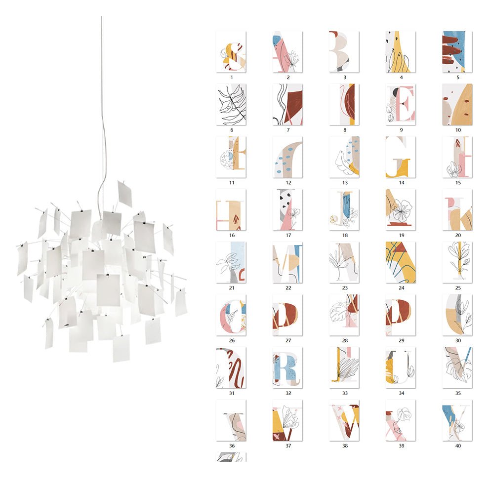 Lampadario di Carta