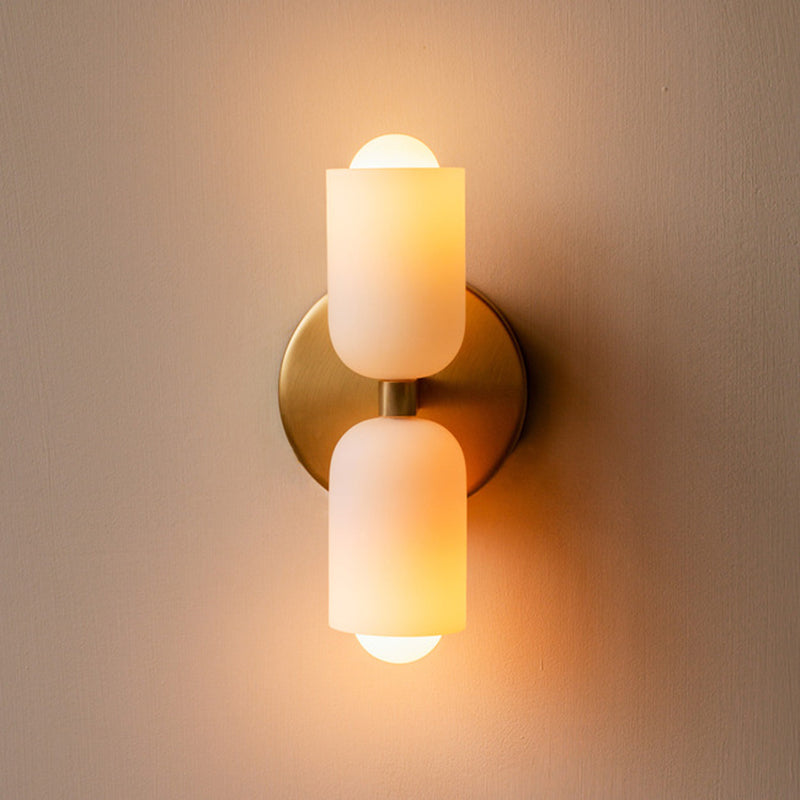 Lampada da parete moderna a LED Valentina Oro Nero per soggiorno e camera da letto