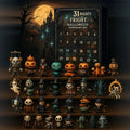 Calendario dell'Avvento di Halloween 31 Giorni – Sorprese Spettrali