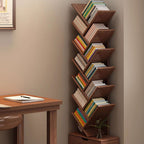 Libreria Rettangolare Creativa Contemporanea Eco-Friendly a 6/8/10/12 Ripiani per Casa e Ufficio