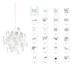 Lampadario di Carta