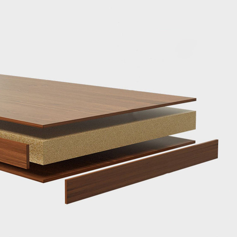 Cilindro Rettangolare Moderno Minimalista in MDF e Legno di Pino per Scarpe, 6/7 Ripiani per Ingressi