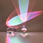 Lampada da Tavolo LED a Proiezione Creativa con Occhio d'Angelo in Cristallo