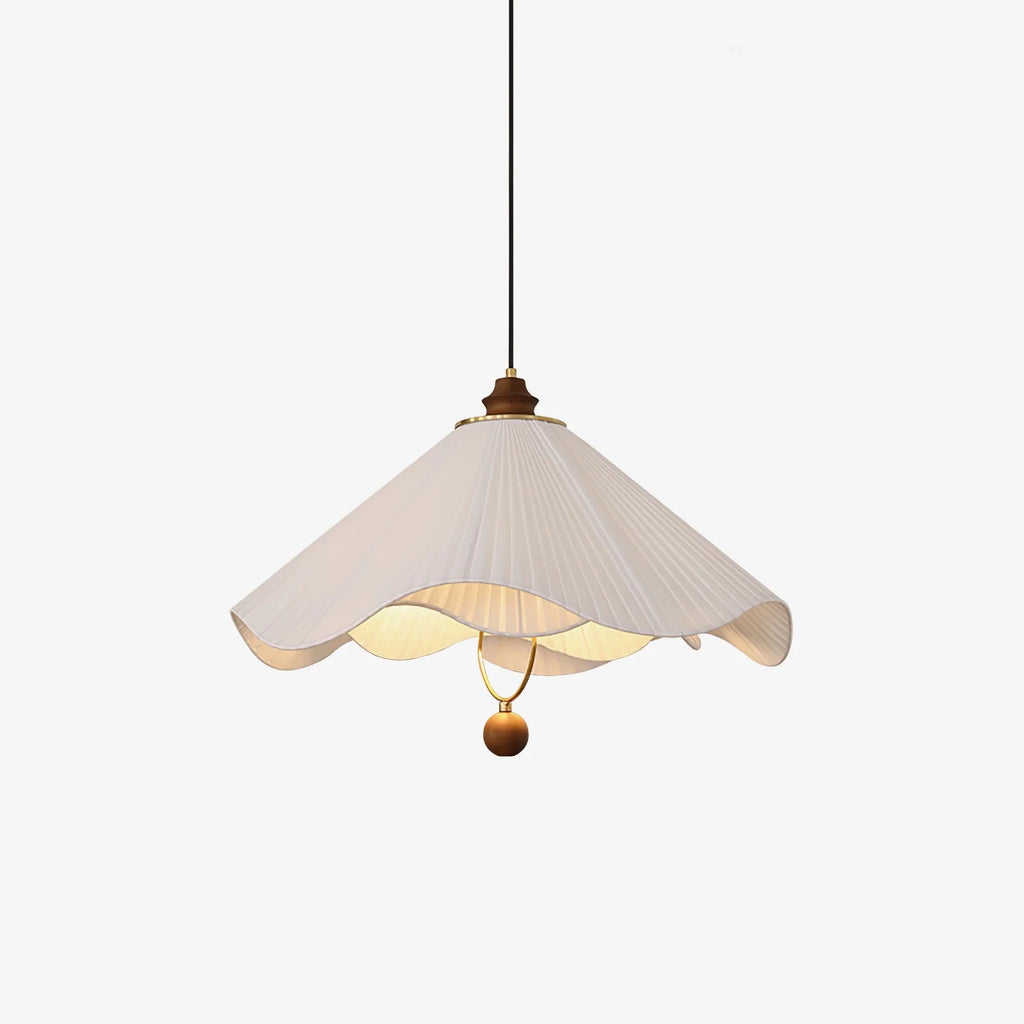 Lampada a Sospensione in Tessuto Vintage