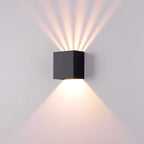 Lampada da Parete LED Moderna Quadrata in Alluminio Impermeabile da Esterno