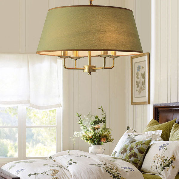 Lampadario Vintage Classico in Ferro Europeo a 4 Luci