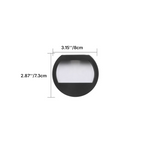 Luce da Esterno a LED Solare Rotonda Quadrata Moderna Minimalista Impermeabile per Passi da Patio