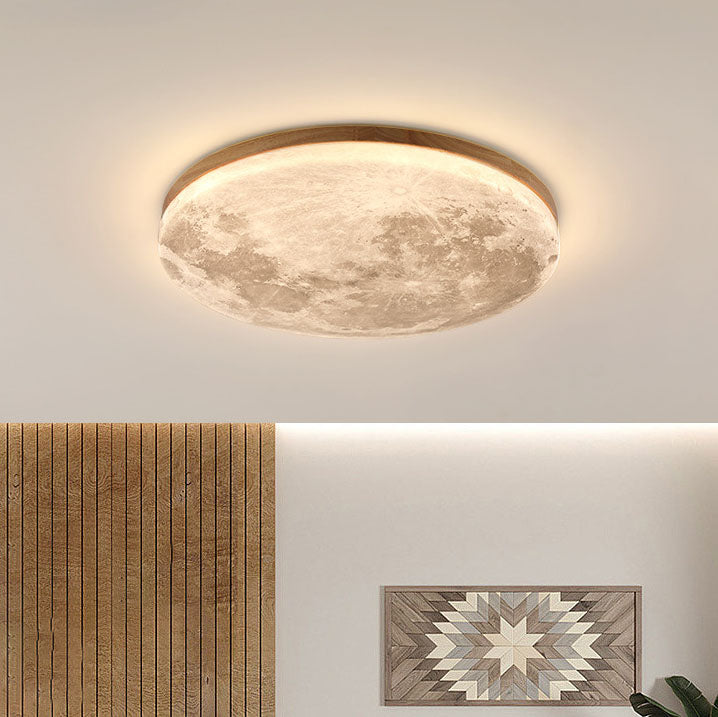 Moderna Luce da Soffitto LED a Incasso Rotonda in PVC Acrilico Minimalista per Soggiorno