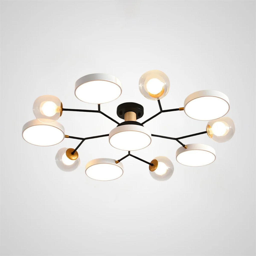 Lampada da Soffitto Moderna a Più Lampadine per Soggiorno