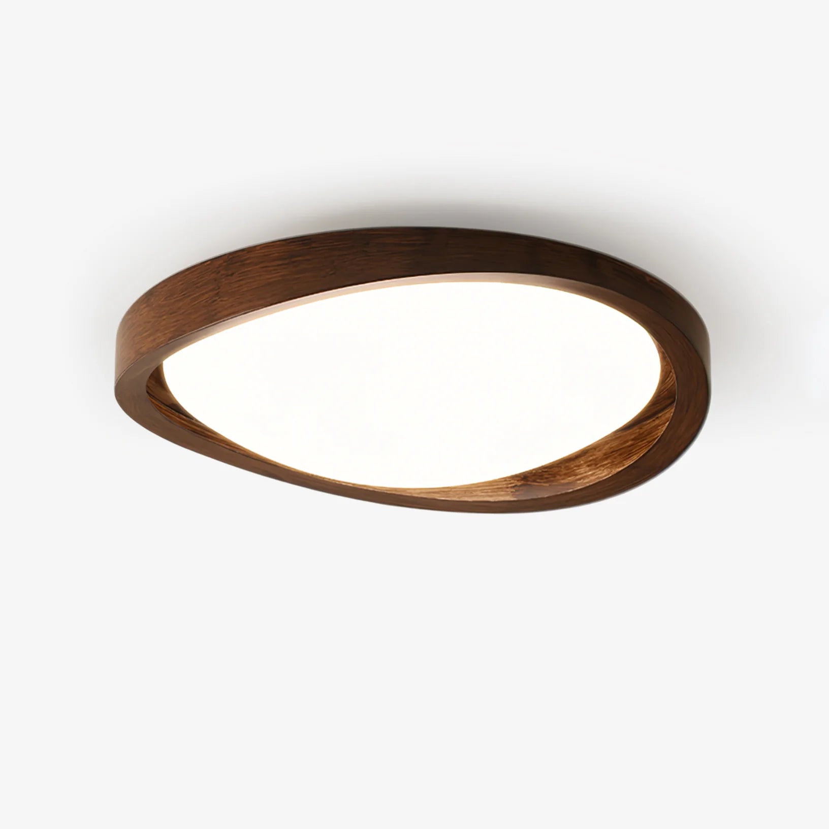 Lampada da soffitto rustica in acrilico organico