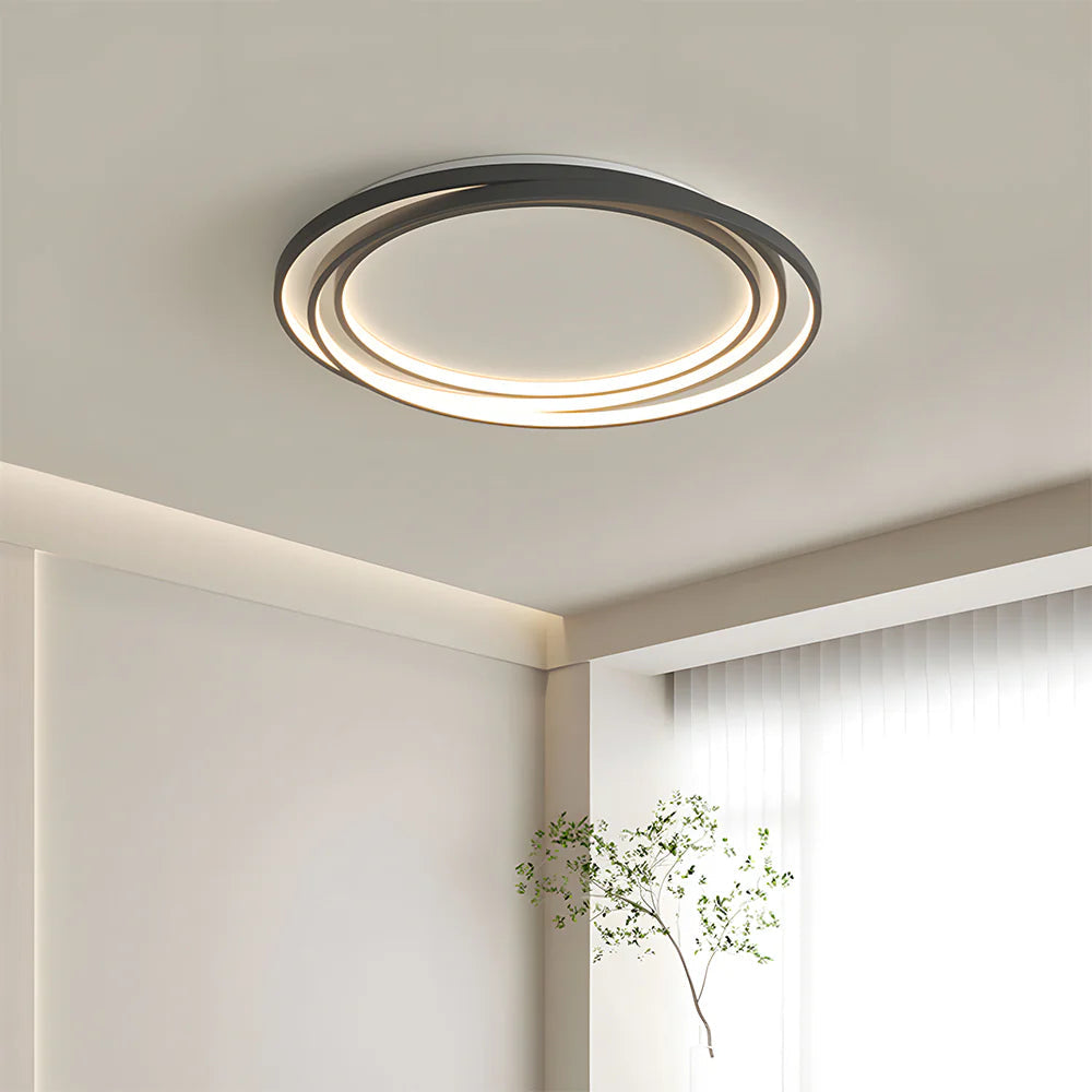 Moderna Lampada da Soffitto in Ferro Rotonda