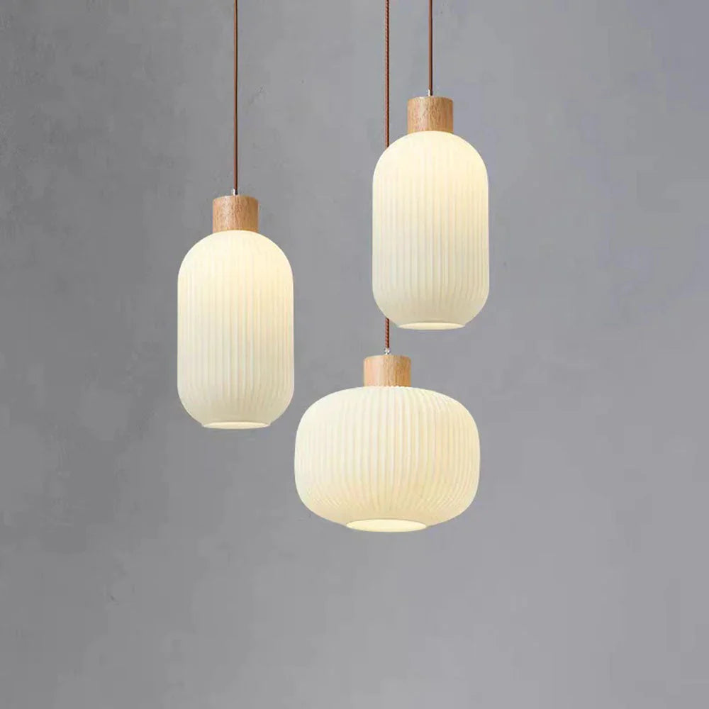 Lampadario in Vetro Rotondo Retro