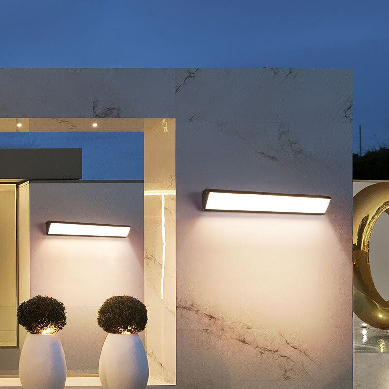 Applique da Parete LED Moderna Minimalista in Alluminio e Acrilico Impermeabile per Esterni e Interni