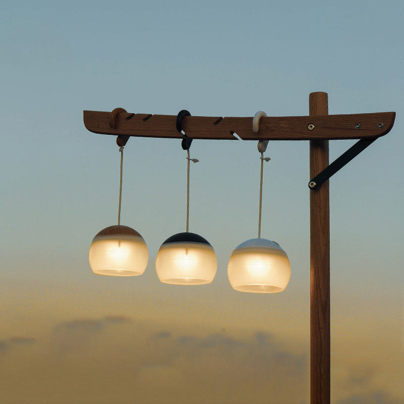 Luce da Tenda da Campeggio LED Ricaricabile USB da Esterno Minimalista Moderna