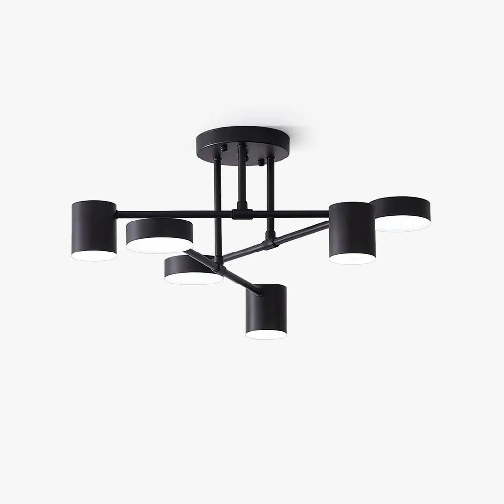 Nuova Luce da Soffitto Geometrica in Metallo