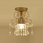 Moderna Semplice Luce da Soffitto a Semi-Filo a Forma di Fiore 1/3-Luce