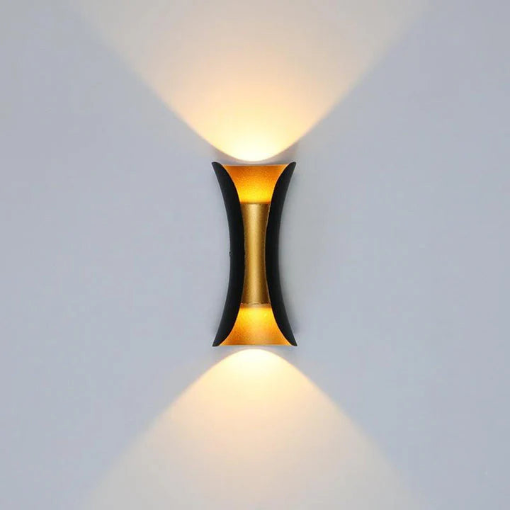 Moderna Luce da Parete Irregolare in Alluminio per Esterni