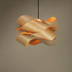 Lampada a Sospensione in Legno Irregolare Retro