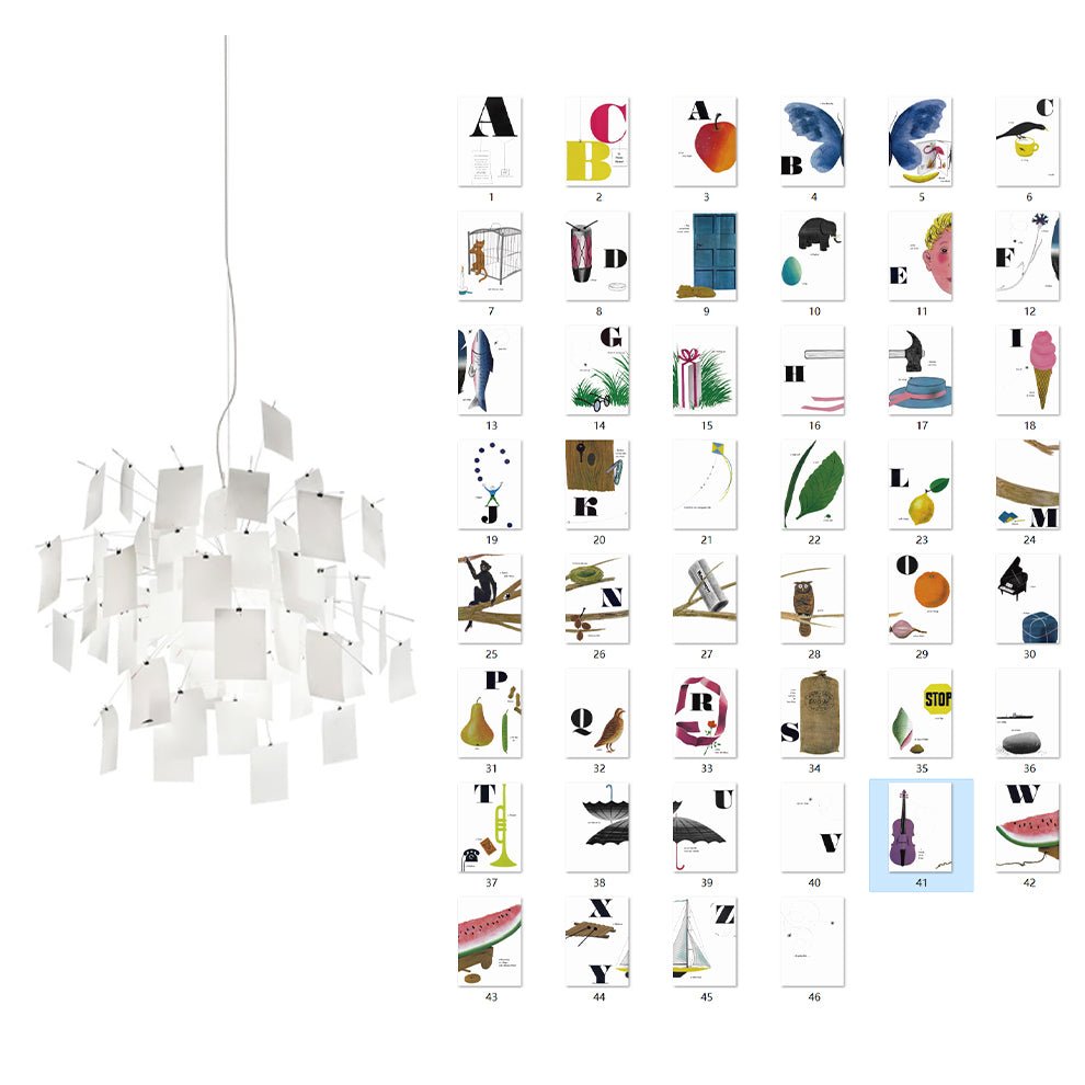 Lampadario di Carta