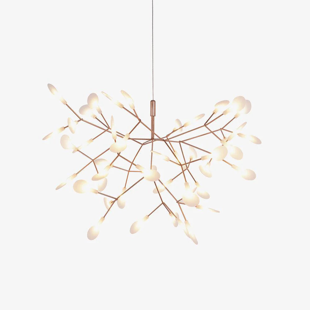 Lampadario in Acrilico a Petali di Rosa Modish