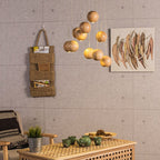 Frendorf | Lampada a sospensione in legno a forma di sfera | Design moderno e naturale