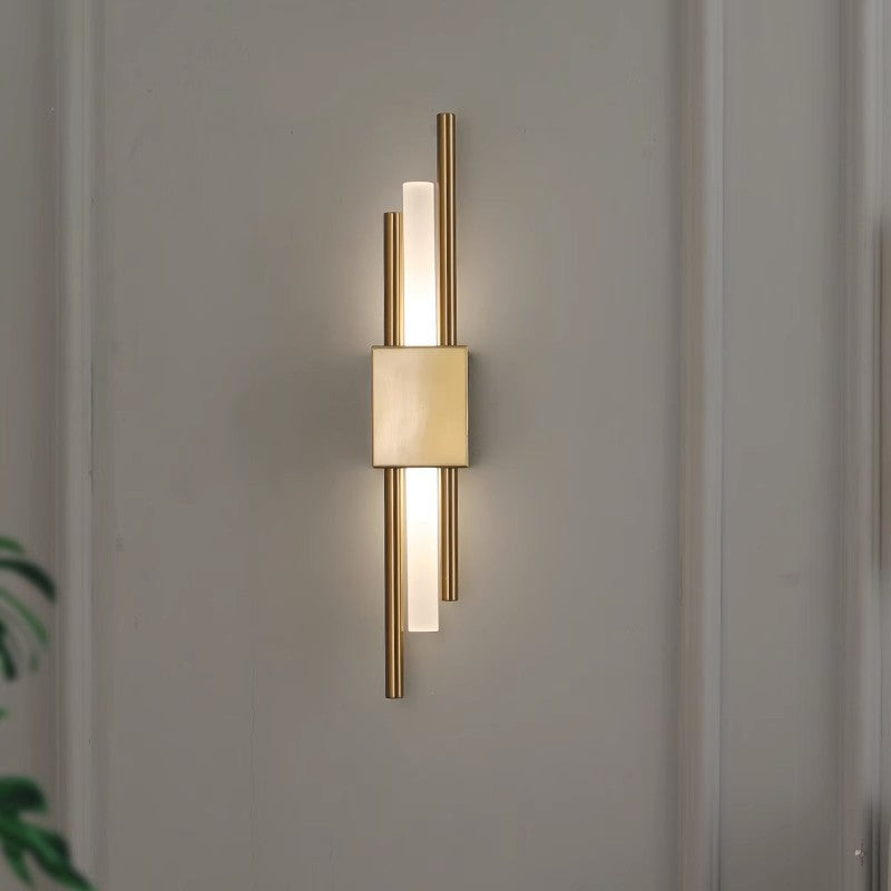 Lampada da Parete LED a Striscia in Ferro Acrilico Moderno Minimalista per Comodino