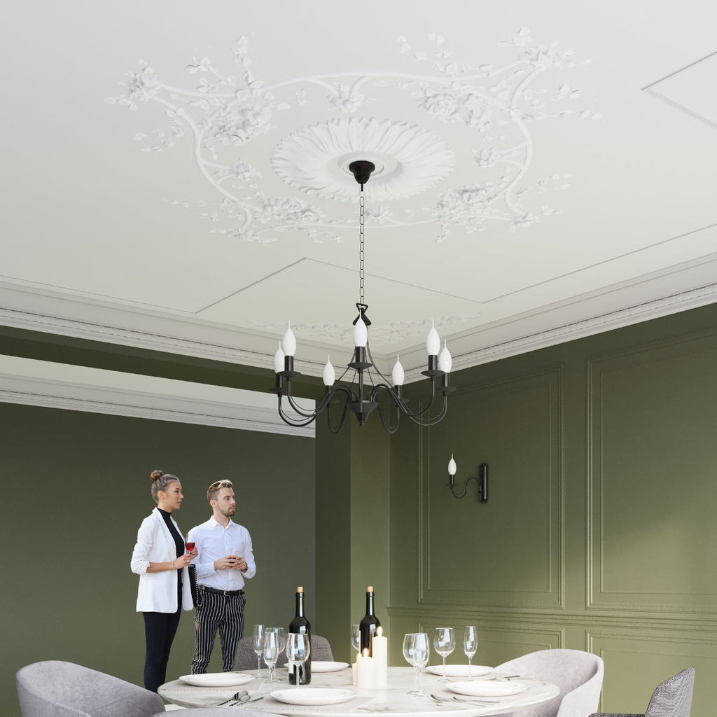 Candelabro nero Kroonluchter MINERWA 5