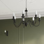 Candelabro nero Kroonluchter MINERWA 5