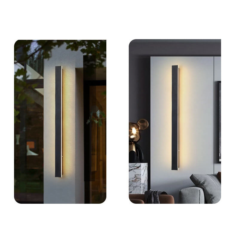 Lampada da Parete LED Waterproof Retro da Esterno a Striscia Rettangolare