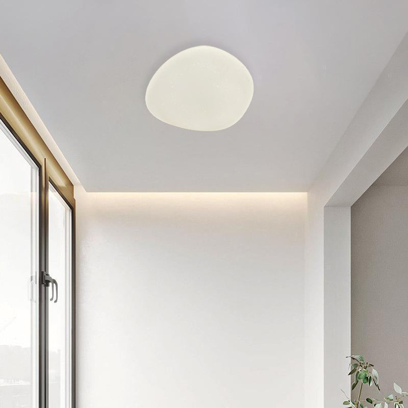 Moderna Luce da Soffitto LED con Effetto Pietra a Ciottoli