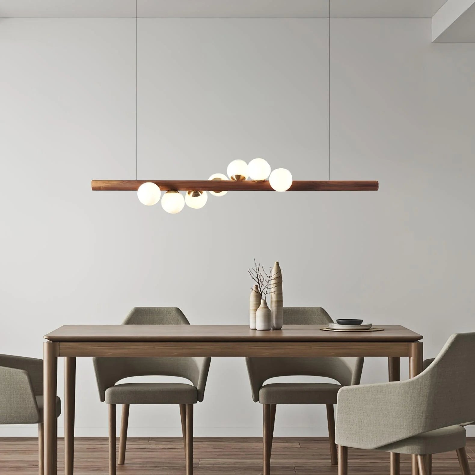 Lampada a Sospensione Moderna Rotonda in Vetro