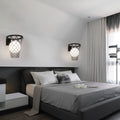 Lampada da Parete a Sospensione per Bambini in Ferro e Vetro Stile Moderno Art Deco con 1 Luce per Camera da Letto