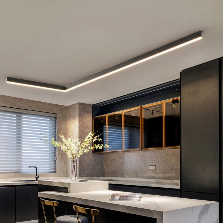 Moderna Lampada da Soffitto a Striscia LED Nordica