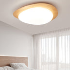 Lampada da soffitto a LED in ferro acrilico a forma di ciottolo scandinavo contemporaneo per camera da letto