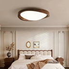 Lampada da soffitto rustica in acrilico organico