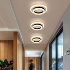 Lampada da soffitto LED a incasso quadrata circolare in acrilico semplice nordico