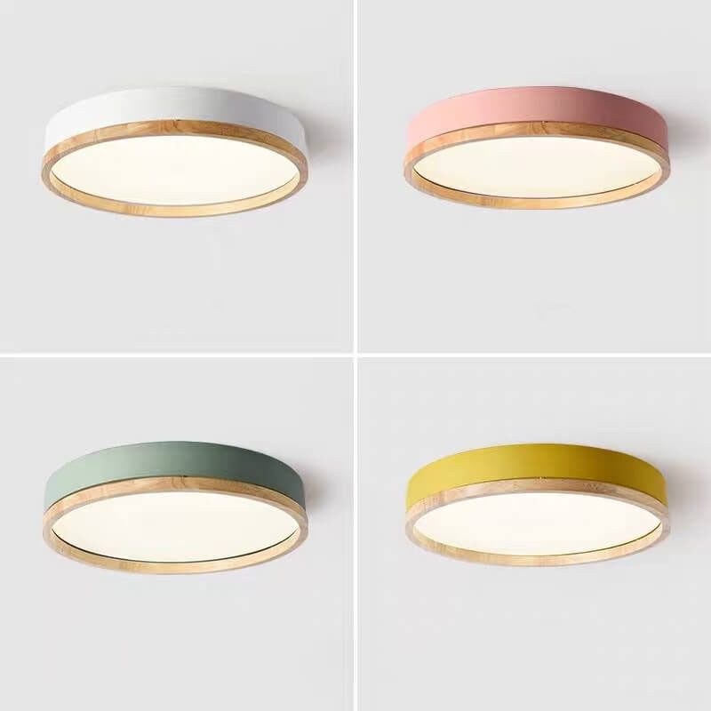 Semplice Lampada da Soffitto LED Acrilico Rotonda