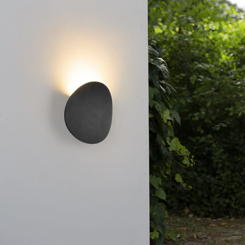 Lampada da Parete Minimalista Rotonda a LED da 1 Luce per Interni ed Esterni