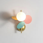 Lampada da Parete in Vetro a Disco Elegante