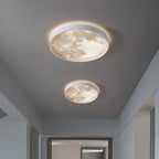 Moderna Lampada da Soffitto LED a Incasso Rotonda in Ferro Acrilico Minimalista per Soggiorno