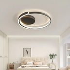 Lampada da soffitto LED rotonda elegante in ferro