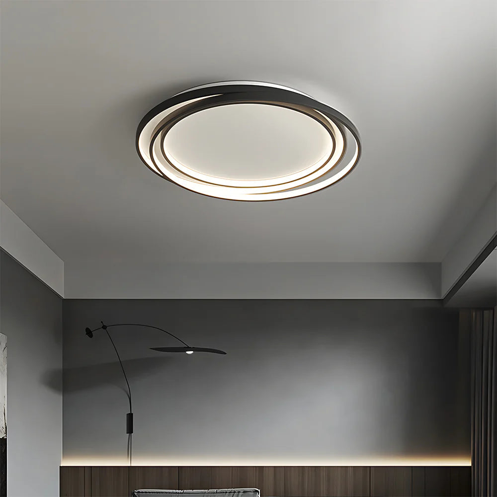 Moderna Lampada da Soffitto in Ferro Rotonda