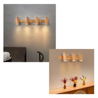 Faretto da Parete in Legno Moderno Minimalista 1/2/3 Luci