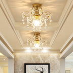 Moderna Semplice Luce da Soffitto a Semi-Filo a Forma di Fiore 1/3-Luce